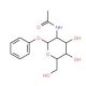 Phenyl 2-acetamido-2-deoxy-b-D-glucopyranoside (CAS 5574-80-1) - chemical structure image
