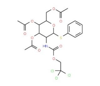 Phenyl 3,4,6-Tri-O-acetyl-2-deoxy-1-thio-2-(2,2,2-trichloroethoxyformamido)-beta-D-glucopyranoside (CAS 187022-49-7) - chemic