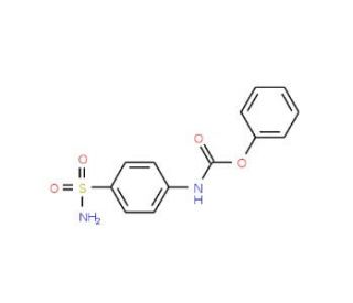 phenyl 4-(aminosulfonyl)phenylcarbamate (CAS 41104-56-7) - chemical structure image