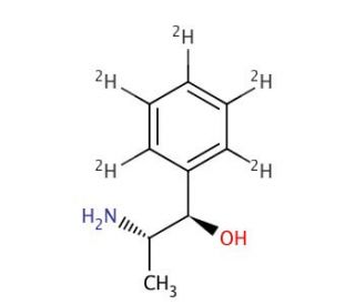 Phenyl-d5-propanolamine (CAS 1217613-87-0) - chemical structure image