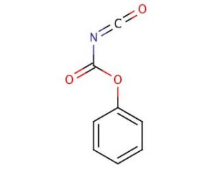 Phenyl isocyanatoformate (CAS 5843-43-6) - chemical structure image