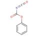 Phenyl isocyanatoformate (CAS 5843-43-6) - chemical structure image