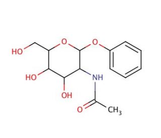 Phenyl N-acetyl-&alpha;-D-galactosaminide (CAS 13089-18-4) - chemical structure image