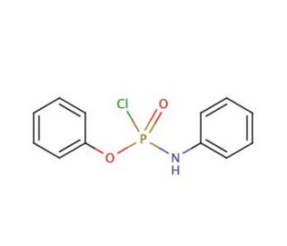 Phenyl N-phenylphosphoramidochloridate (CAS 51766-21-3) - chemical structure image