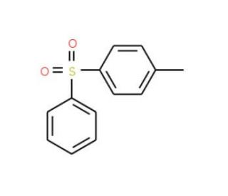 Phenyl p-tolyl sulfone (CAS 640-57-3) - chemical structure image
