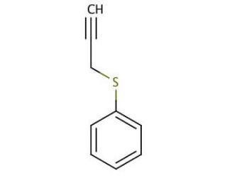 Phenyl propargyl sulfide (CAS 5651-88-7) - chemical structure image