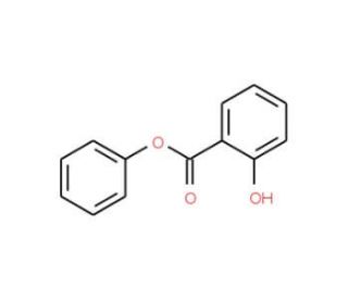 Phenyl salicylate (CAS 118-55-8) - chemical structure image