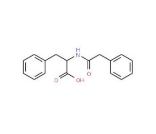 Phenylacetyl-L-Phenhylalanine (CAS 738-75-0) - chemical structure image