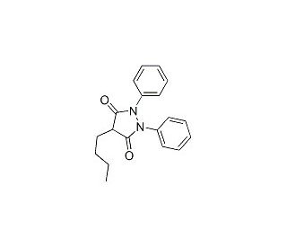 Phenylbutazone (CAS 50-33-9) - chemical structure image