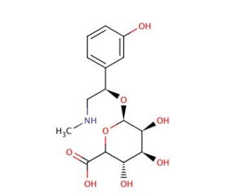 Phenylephrine 2-O-Glucuronide (CAS 1260611-56-0) - chemical structure image