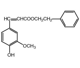 Phenylethyl 3-methylcaffeate (CAS 71835-85-3) - chemical structure image