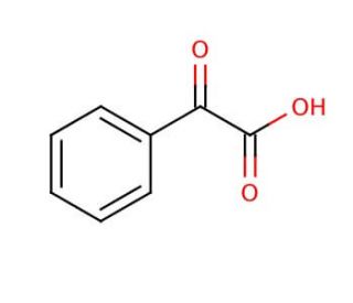 Phenylglyoxylic Acid (CAS 611-73-4) - chemical structure image