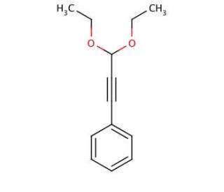 Phenylpropargyl aldehyde diethyl acetal (CAS 6142-95-6) - chemical structure image
