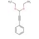 Phenylpropargyl aldehyde diethyl acetal (CAS 6142-95-6) - chemical structure image