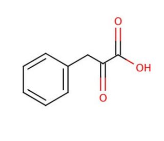 Phenylpyruvic acid (CAS 156-06-9) - chemical structure image