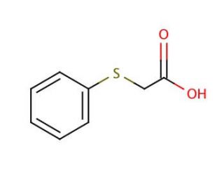 (Phenylthio)acetic acid (CAS 103-04-8) - chemical structure image