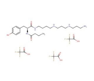 Philanthotoxin 433 tris(trifluoroacetate) salt (CAS 276684-27-6) - chemical structure image