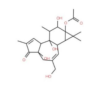 Phorbol 12-Monoacetate (CAS 70470-59-6) - chemical structure image