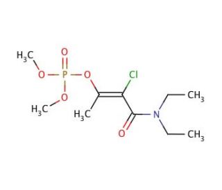 Phosphamidon (CAS 13171-21-6) - chemical structure image