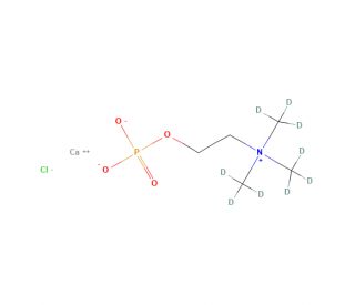 Phosphocholine-d9 Chloride Calcium Salt (CAS 344299-43-0) - chemical structure image