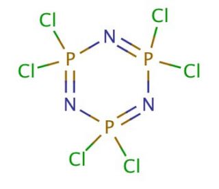 Phosphonitrilic chloride trimer (CAS 940-71-6) - chemical structure image