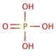 Phosphoric acid (CAS 7664-38-2) - chemical structure image