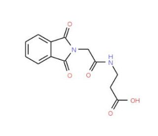 Pht-Gly-beta-Ala-OH (CAS 17896-84-3) - chemical structure image