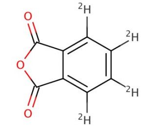 Phthalic anhydride-d<sub>4</sub> (CAS 75935-32-9) - chemical structure image