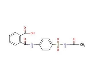 Phthalylsulfacetamide (CAS 131-69-1) - chemical structure image