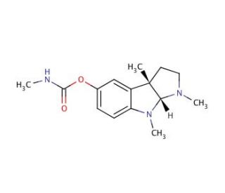 Physostigmine (CAS 57-47-6) - chemical structure image