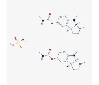 Physostigmine hemisulfate (CAS 64-47-1) - chemical structure image
