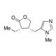 Pilocarpine (CAS 92-13-7) - chemical structure image