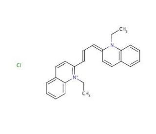 Pinacyanol chloride (CAS 2768-90-3) - chemical structure image