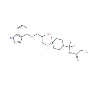 (&plusmn;)-Pindobind (CAS 106469-51-6) - chemical structure image