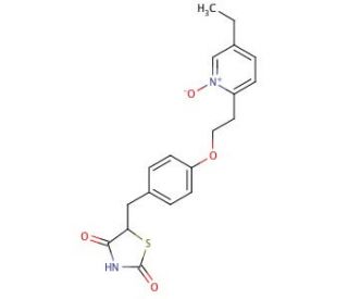 Pioglitazone N-Oxide (CAS 145350-09-0) - chemical structure image