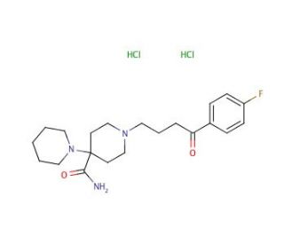 Pipamperone dihydrochloride (CAS 2448-68-2) - chemical structure image