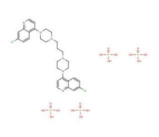 Piperaquine Tetraphosphate (CAS 911061-10-4) - chemical structure image