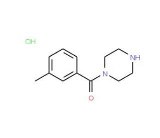 Piperazin-1-yl-m-tolyl-methanone hydrochloride (CAS 100940-01-0) - chemical structure image