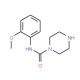 Piperazine-1-carboxylic acid (2-methoxy-phenyl)-amide - chemical structure image