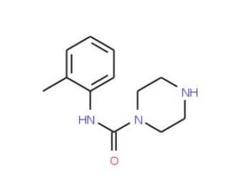 Piperazine-1-carboxylic acid o-tolylamide - chemical structure image