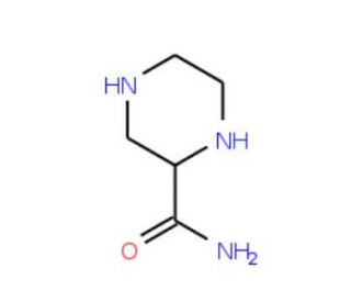 piperazine-2-carboxamide (CAS 84501-64-4) - chemical structure image
