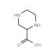 Piperazine-2-carboxylic acid (CAS 133525-05-0) - chemical structure image