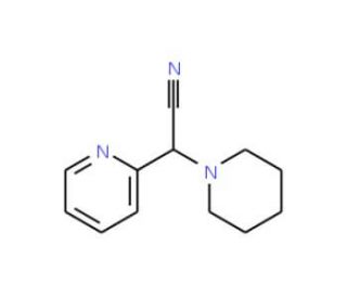 Piperidin-1-yl(pyridin-2-yl)acetonitrile - chemical structure image