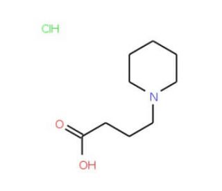 Piperidin-1-ylbutanoic acid hydrochloride - chemical structure image