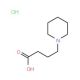 Piperidin-1-ylbutanoic acid hydrochloride - chemical structure image