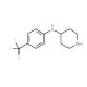 Piperidin-4-yl-(4-trifluoromethyl-phenyl)-amine - chemical structure image