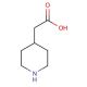 piperidin-4-ylacetic acid hydrochloride (CAS 51052-78-9) - chemical structure image
