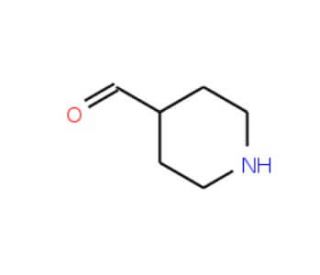 Piperidine-4-carbaldehyde (CAS 50675-20-2) - chemical structure image