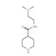 Piperidine-4-carboxylic acid (2-dimethylamino-ethyl)-amide - chemical structure image