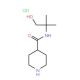 Piperidine-4-carboxylic acid (2-hydroxy-1,1-dimethyl-ethyl)-amide hydrochloride - chemical structure image